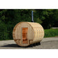 Almost Heaven Grandview 6 Person Canopy Barrel Sauna Rustic Cedar,Onyx - Stained Southern Pine Almost Heaven Sauna Barrel_Canopy_Grandview_wood_Burn_1024x1024_2x_f9189abf-20fe-4ee7-ab2c-bc0fc1b5432d.jpg
