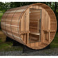 Almost Heaven Huntington 6 Person Canopy Barrel Sauna Rustic Cedar,Onyx - Stained Southern Pine Almost Heaven Sauna Barrel_Canopy_Huntington_Glass_Door_1024x1024_2x_52eccc7c-ae12-40ba-b620-05e5ef2ba6d2.jpg