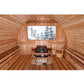 Almost Heaven Vienna 4+1 Canopy Barrel Sauna (2-Person) Rustic Cedar,Onyx - Stained Southern Pine Almost Heaven Sauna Barrel_Detail_Pinnacle_Vista_1_1024x1024_2x_4e86ed47-8257-4b09-8b2f-6a110d726af9.jpg