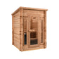 Cabin Outdoor Sauna - 4 Person w/ Harvia KIP 8kW Wi-Fi Heater Redwood Outdoors CabinOutdoorSauna-4Personw_HarviaKIP8kWWi-FiHeater.webp
