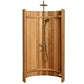 Almost Heaven Ellipse Outdoor Shower Rustic Cedar / No Floor / Nickel,Rustic Cedar / No Floor / Onyx,Rustic Cedar / Floor / Nickel,Rustic Cedar / Floor / Onyx Almost Heaven Sauna Clear_Ellipse_Front_110x110_2x.jpg_copy.jpg