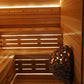 Custom Indoor Sauna Room - 3' x 4' x 8' - Finnish Sauna Builders Western Red Cedar / No Accessories / No Heater,Western Red Cedar / No Accessories / Harvia KIP45B 4.5KW with Built-in Control and Heater Stones,Western Red Cedar / No Accessories / Harvia KI