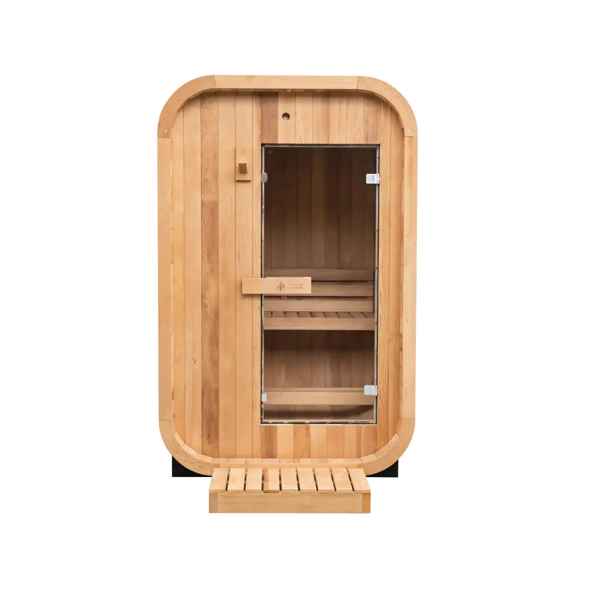 Duo Outdoor Sauna - 2 Person w/ Harvia KIP 8kW Wi-Fi Heater Redwood Outdoors DuoOutdoorSauna-2Personw_HarviaKIP8kWWi-FiHeaterbyRedwoodOutdoors_1.webp