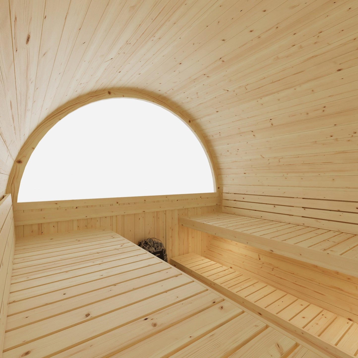 Vassa 6 Person 2 Tier Finnish Barrel Sauna with Heater - By Finnish Barrel Saunas Nordic Spruce / No Terrace Finnish Barrel Saunas E5772DEE-4DC3-4A4E-B21E-D5FBE9C7AC42.jpg