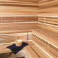 Finlandia Sauna 9' x 11' x 7' Pre-Cut Sauna Kit Standard Option / 7 Foot Tall / No Backrest,Standard Option / 7 Foot Tall / Backrest + $471.90,Standard Option / 7 Foot Tall / Backrest & Skirts + $2229.00,Standard Option / 8 Foot Tall + $567.60 / No Backre