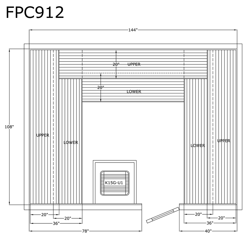 Finlandia Sauna 9' x 12' x 7' Pre-Cut Sauna Kit Standard Option / 7 Foot Tall / No Backrest,Standard Option / 7 Foot Tall / Backrest + $514.80,Standard Option / 7 Foot Tall / Backrest & Skirts + $3514.80,Standard Option / 8 Foot Tall + $595.98 / No Backre