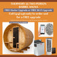 Thermory Barrel Sauna 55 DIY Kit 2 Person Sauna Builder Thermally Modified Spruce Thermory FSB_Thermory55_proof2.jpg
