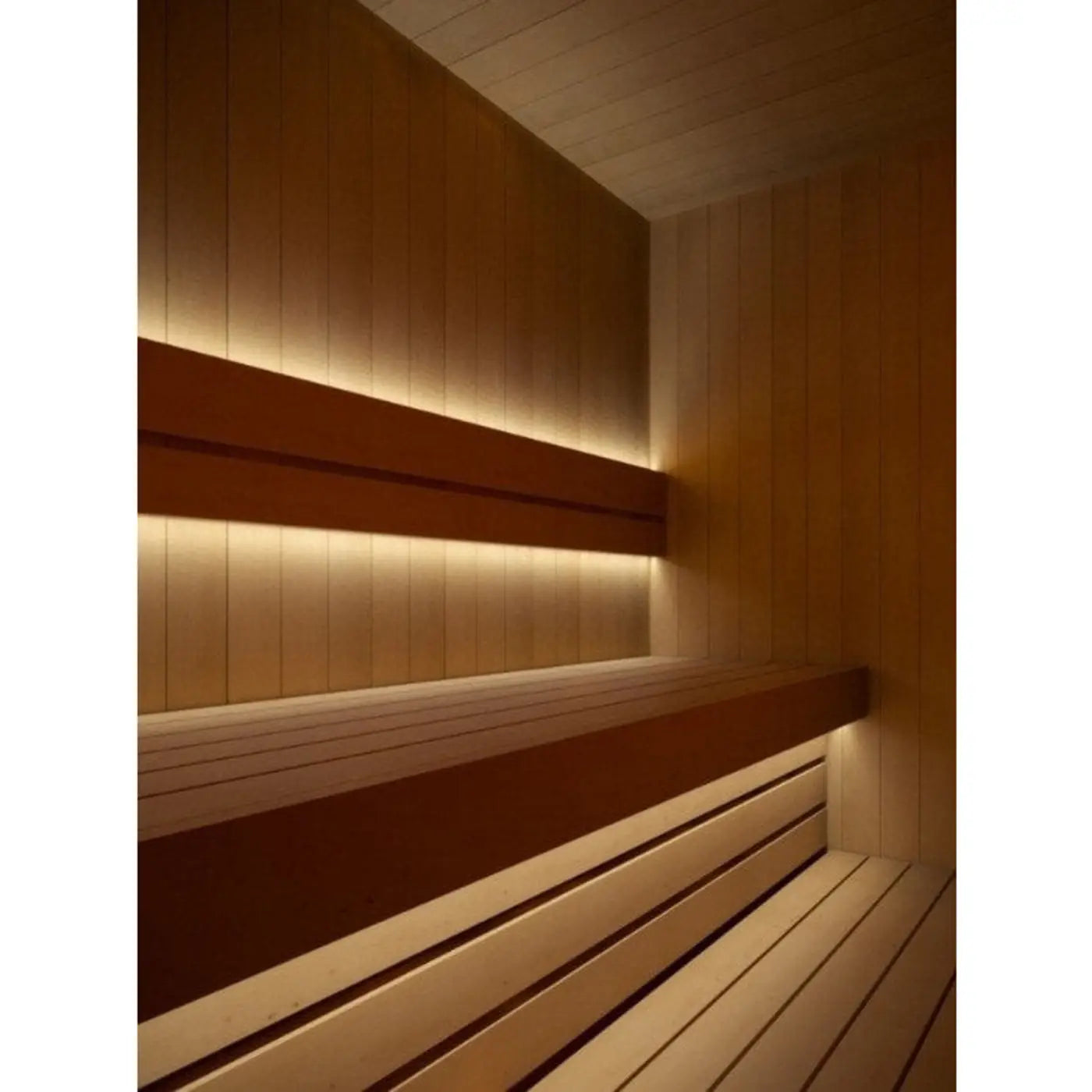 Finnish Sauna Builders LED Sauna Neon Light Kit - 16.4ft - 3000 Kelvin Single Strip - Radio Frequency Control,Dual Strip - Radio Frequency Control,Single Strip - WiFi + Alexa + Google Home,Dual Strip - WiFi + Alexa + Google Home Finnish Sauna Builders Fin