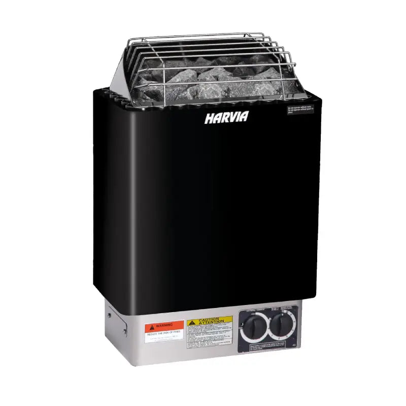 Harvia KIP60B Stainless Steel 6KW Sauna Heater with Built-in Control JH60B2401 (170-300cf)