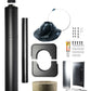 Harvia Steel Chimney WHP1500M Black Harvia HarviaSteelChimneySet_Blaxk_WHP1500M_p1.jpg