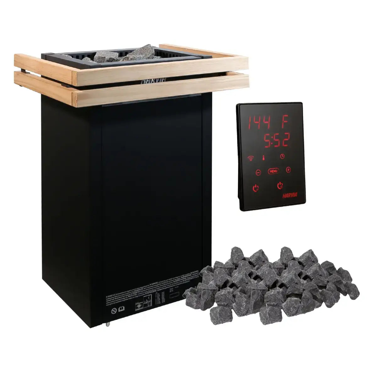 Harvia Virta 9KW Ultimate Sauna Heater with WiFi Digital Control, Sauna Stones and Heater Guard Harvia HarviaVirta9KWUltimateSaunaHeaterwithWiFiDigitalControl_SaunaStonesandHeaterGuard.webp