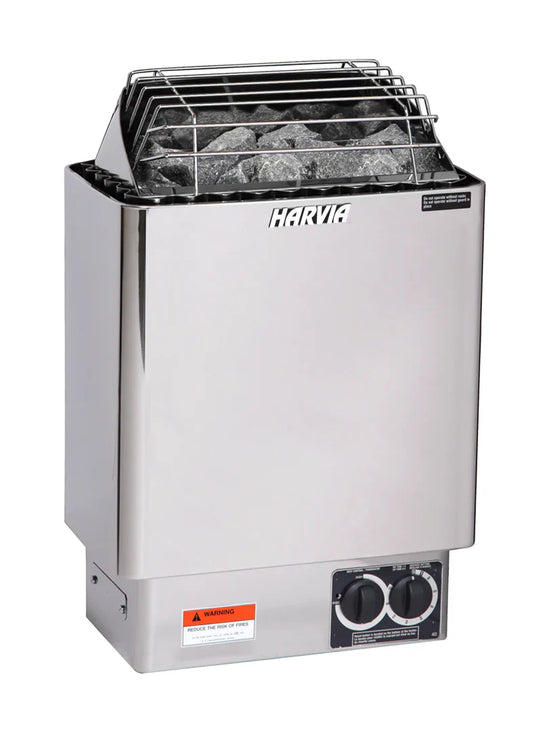 Heater Harvia KIP60B Stainless Steel 6KW Sauna Heater with Built-in Control JH60B2401 (170-300cf) - 240V 1PH Finnish Sauna Builders Harvia_KIP-USA_steel_png_b6c9afb8-92f9-4adf-93e4-743de089c1f9.webp