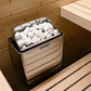 Harvia KIP45B Stainless Steel 4.5KW Sauna Heater with Built-in Control JH45B2401 (100-210cf)