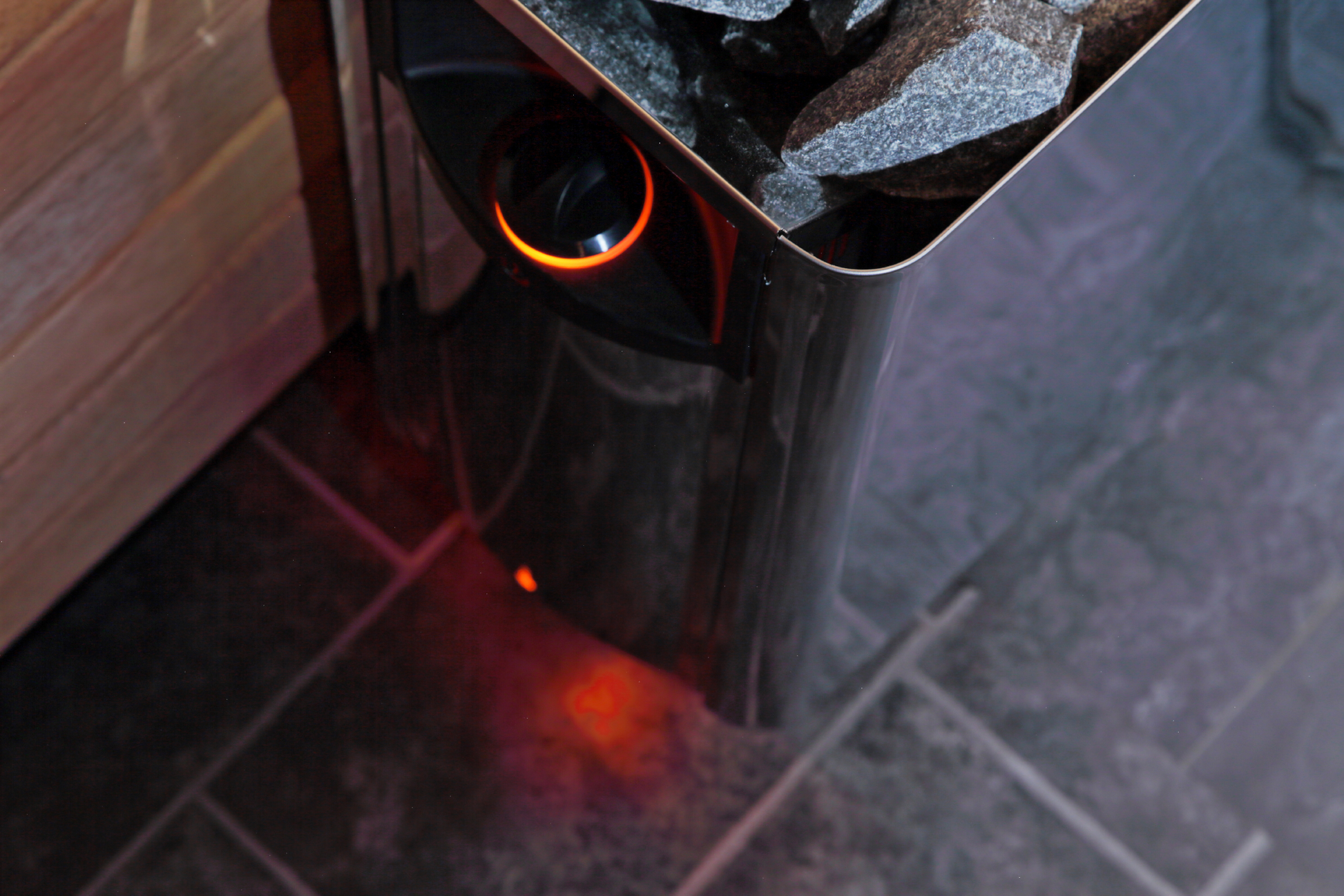 Harvia Wall Sauna Heater 6kw Stainless Steel with Built-In Controls(170-300cf) Stainless Steel,Black Stainless Steel Harvia Harvia_TheWall_SW45-SW60_d1.png