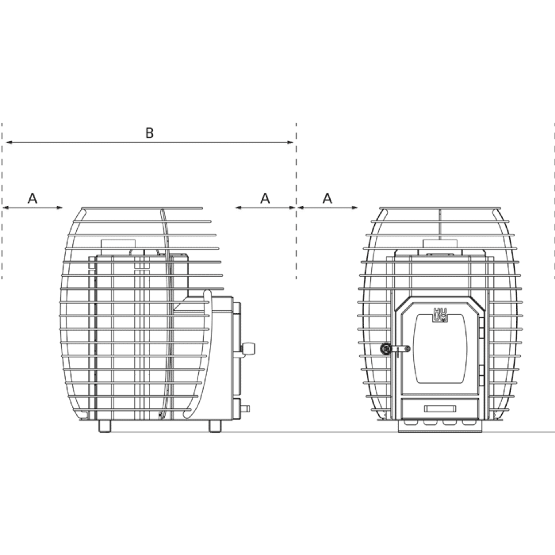 HUUM Hive Heat LS 17 Wood-Burning Sauna Heater 282 to 560 cubic feet HUUM Huum_Veebijoonised_koos_4-03-e1562654266612-2.png