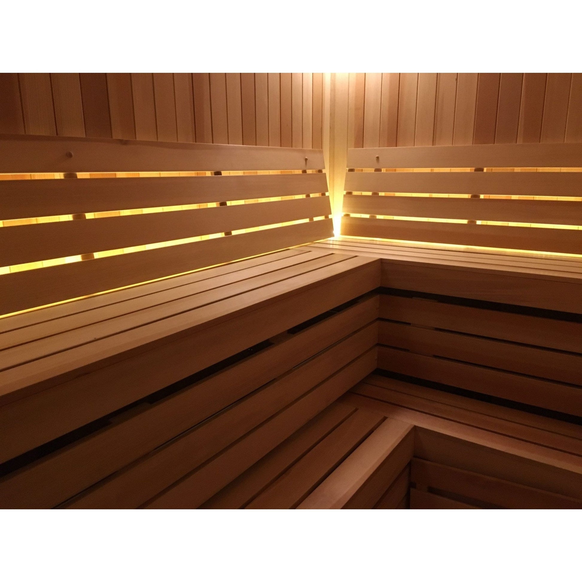 Finnish Sauna Builders 11' x 11' x 7' Pre-Cut Sauna Kit