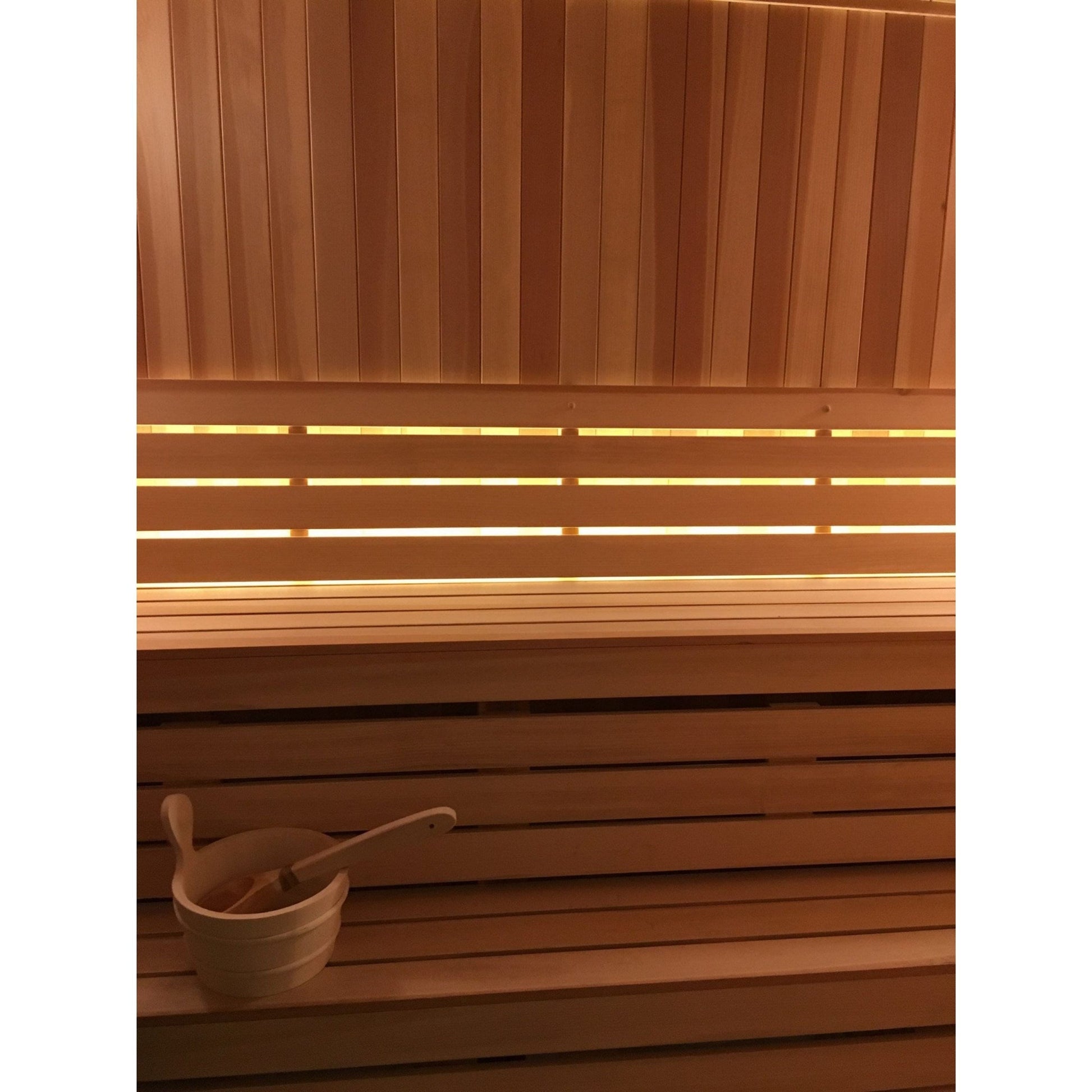 Finnish Sauna Builders 5' x 7' x 7' Pre-Cut Sauna Kit