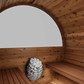 Thermory Barrel Sauna 60 DIY Kit with Porch and Window 4 Person Sauna Builder Thermally Modified Spruce Thermory Indoor_left_8076fe46-d1bb-4723-a743-67b4b5823ebe.png