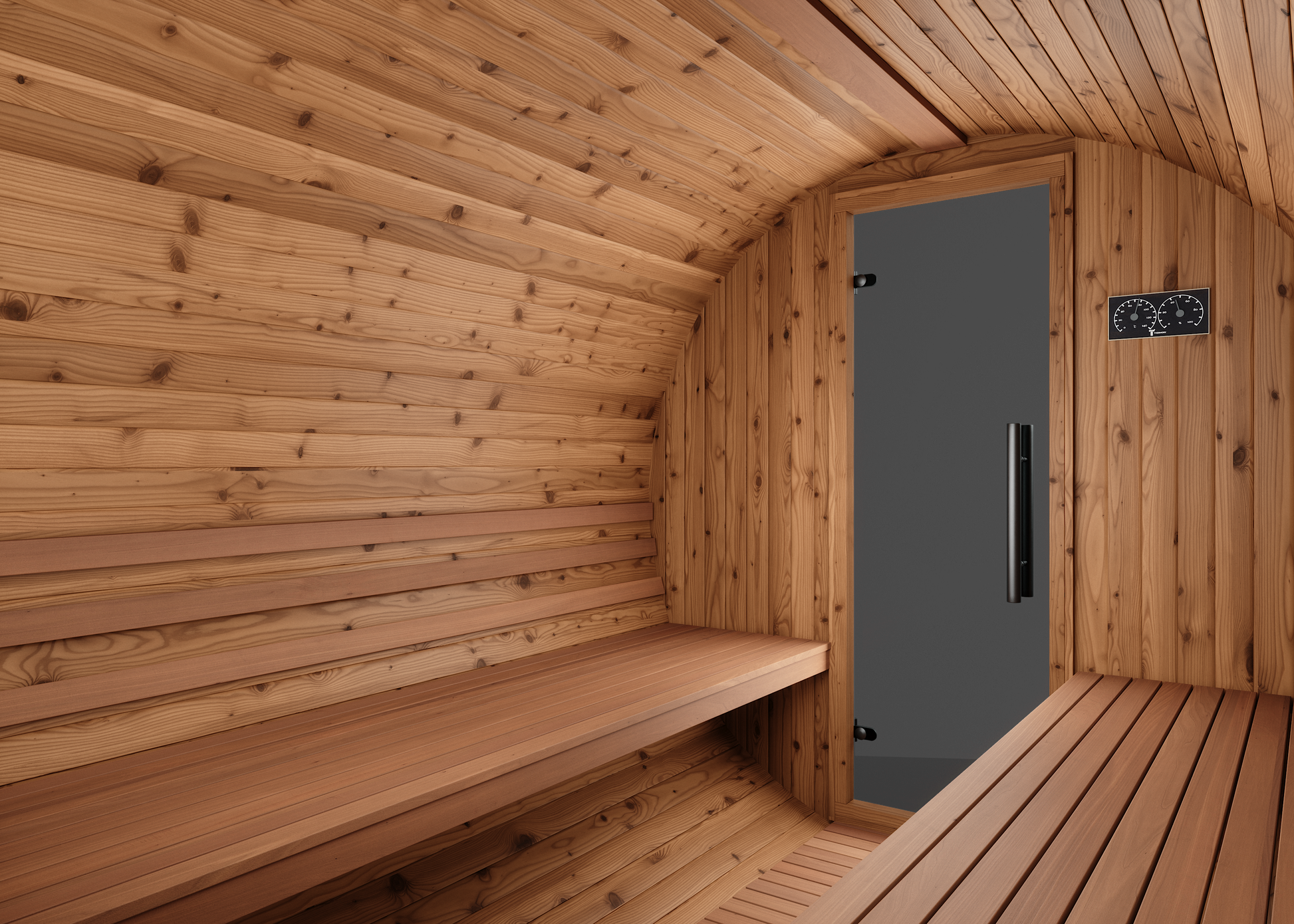 Thermory 8 Person Barrel Sauna No 84 DIY Kit with Window Thermally Modified Spruce Thermory Indoor_right_af5c92b2-bdc5-4957-ae63-b8a9acc2f6b6.png