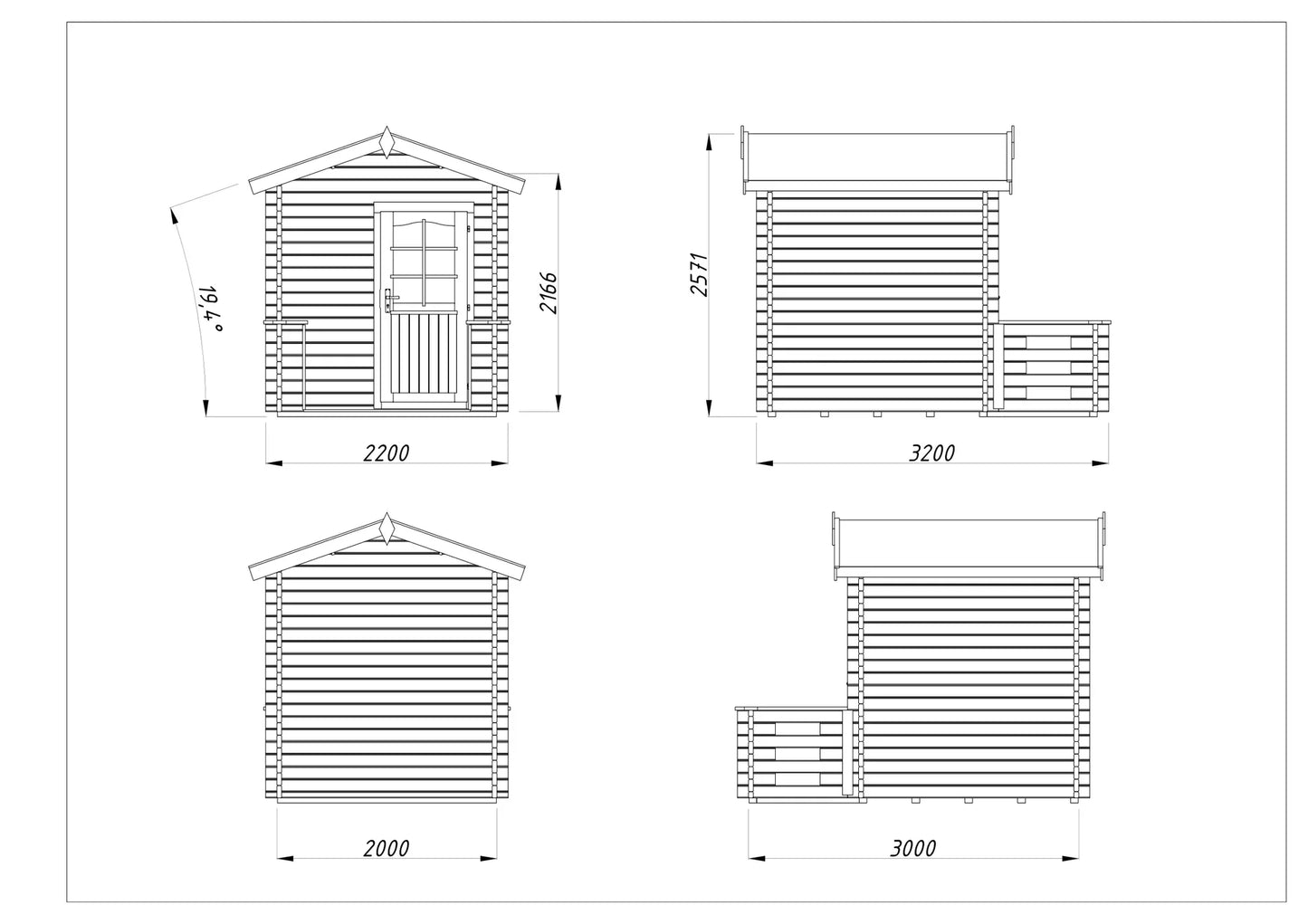 Almost Heaven Sauna Allegheny 4 Person Cabin Sauna Nordic Spruce Almost Heaven Sauna KuikkaVaated1-402023.11.06Piirisalu-1.webp