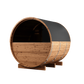 Thermory Barrel Sauna 60 DIY Kit with Porch and Window 4 Person Sauna Builder Thermally Modified Spruce Thermory Left_pvc_999ee18f-6bc4-4330-8bd8-a2818fdd51f8.png