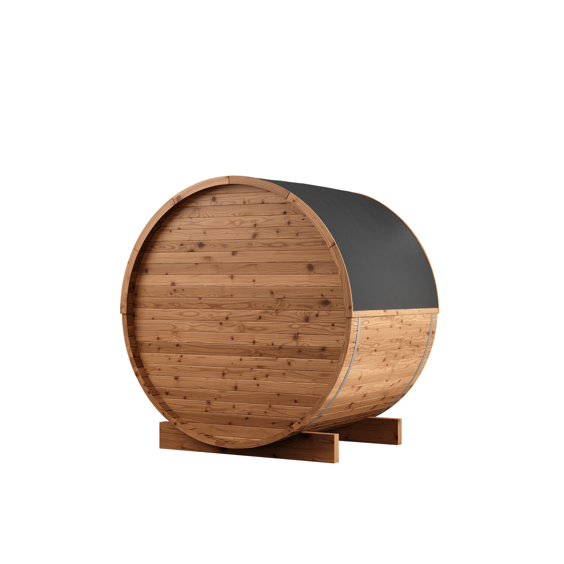 Thermory Barrel Sauna 55 DIY Kit 2 Person Sauna Builder Thermally Modified Spruce Thermory Left_pvc_dba98a71-e6e6-484b-b218-5482aa800b2f.png