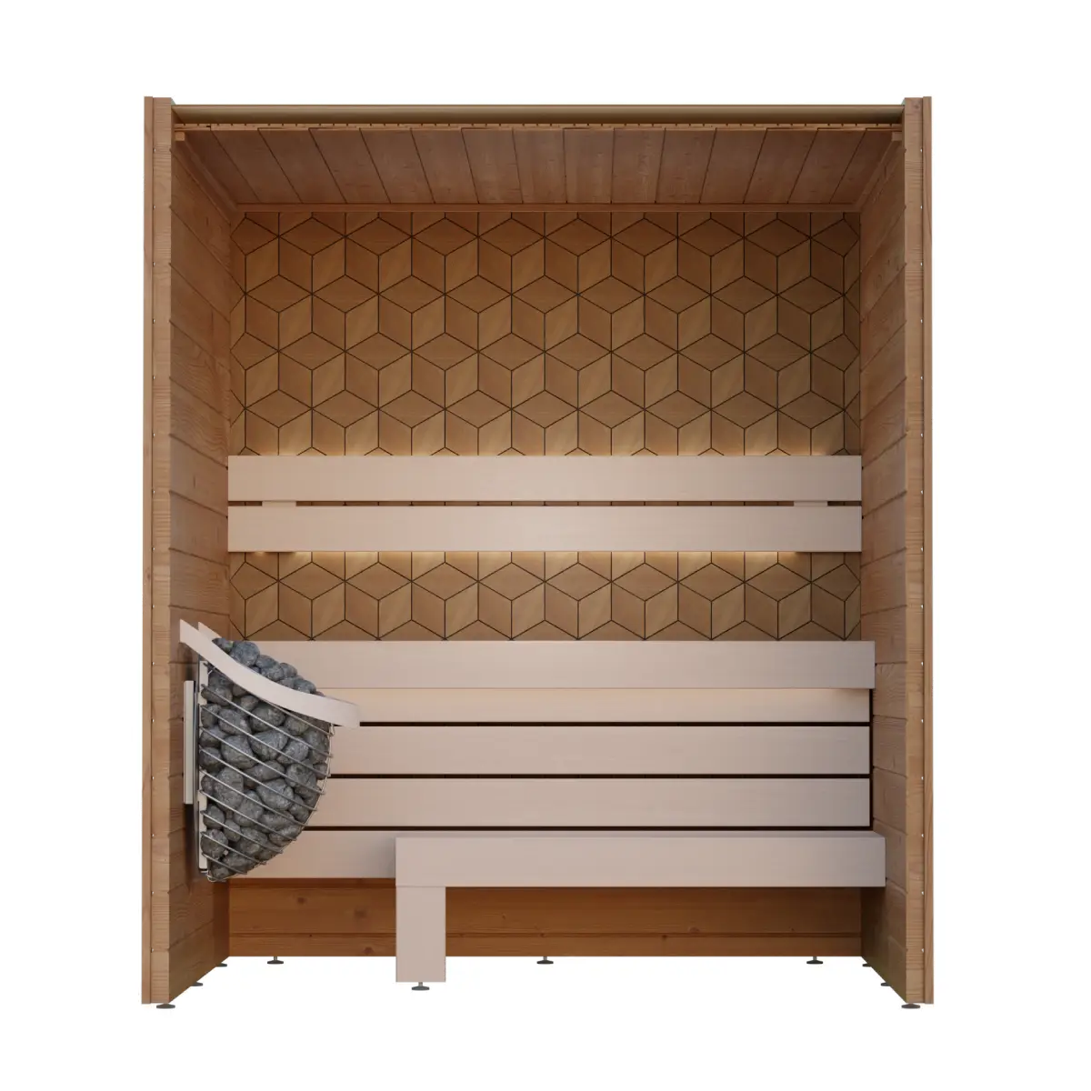 Leil® Como 3-180 3 Person Indoor Sauna Kit Leil® Saunas Leil_Como3-1803PersonIndoorSaunaKit_3.webp