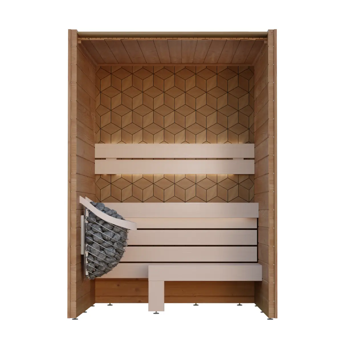 Leil® Como 2-150 2 Person Indoor Sauna Kit Leil® Saunas Leil_Como_2-150_2_Person_Indoor_Sauna_Kit_2.webp