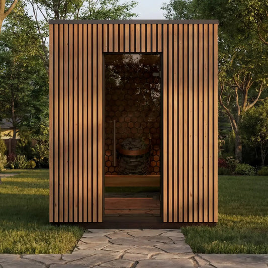 Leil® Viva 180 3 Person Outdoor Sauna Kit Leil® Saunas Leil_Viva1804PersonOutdoorSaunaKit_5.webp