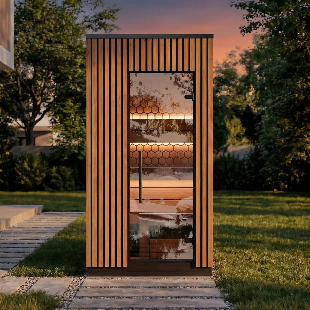 Leil® Viva 120 1 Person Outdoor Sauna Kit