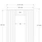 Almost Heaven Lewisburg 6 Person Classic Barrel Sauna Rustic Cedar,Onyx - Stained Southern Pine Almost Heaven Sauna LewisburgLayoutDrawing_07b1bcc9-ced6-4b04-b25c-0fd0c0c2acf3.webp