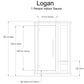 Almost Heaven Logan 1 Person Indoor Sauna Respite Series Rustic Cedar,Fir Almost Heaven Sauna LoganFrontView_1.webp