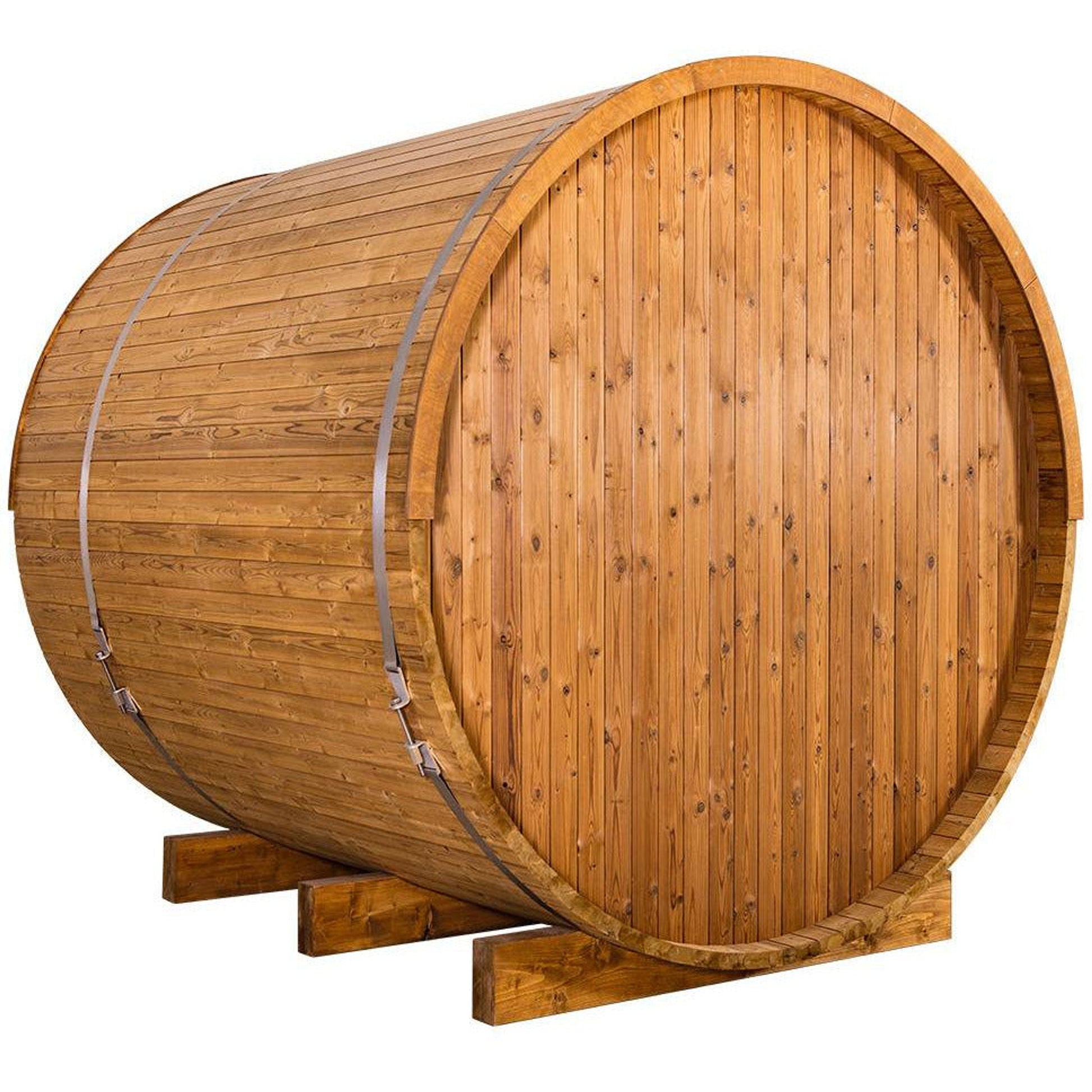 Thermory Barrel Sauna 63 DIY Kit 6 Person Sauna Builder Thermally Modified Spruce Thermory No63-Back-corner_4e67f648-5710-42de-b48c-992895ca6a40.jpg