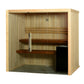 Almost Heaven Oasis 4 Person Indoor Sauna Rustic Cedar,Fir Almost Heaven Sauna Oasis_Vision4PBrownB.jpg