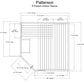 Almost Heaven Patterson 6 Person Indoor Sauna Element Series - Nordic Spruce Almost Heaven Sauna PattersonLayoutDrawing.webp
