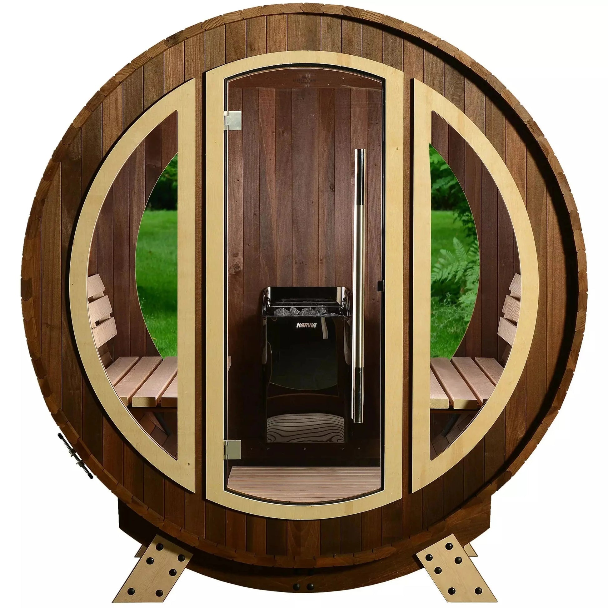 Almost Heaven Phoenix 6 Person Barrel Sauna Thermally Modified Hemlock Almost Heaven Sauna Phoenix_Front_White_BG_AH_Site_1024x1024_2x_jpg.webp