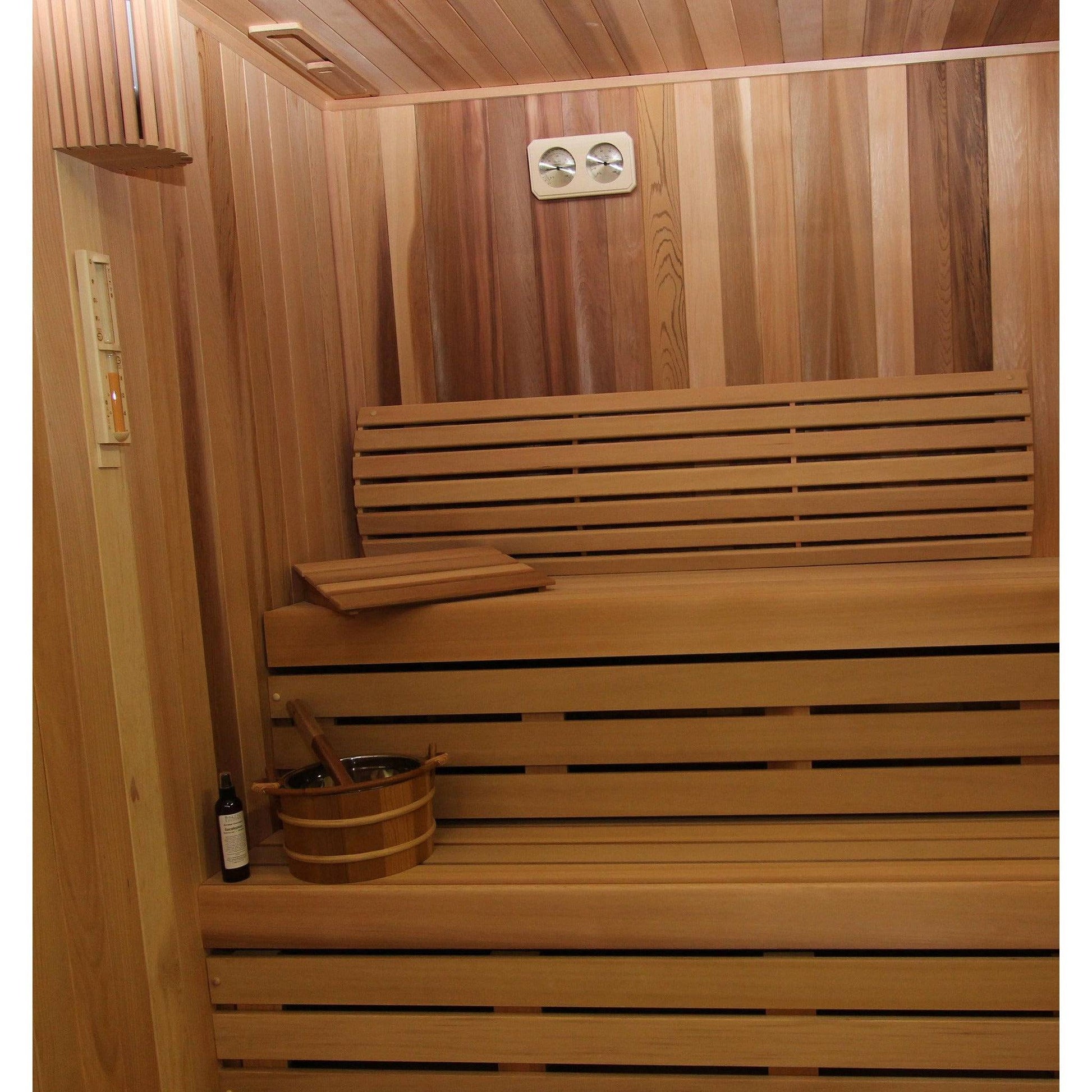 Finnish Sauna Builders 5' x 7' x 7' Pre-Cut Sauna Kit
