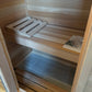 Finnish Sauna Builders 3' x 4' x 7' Pre-Cut Sauna Kit Option 1 / 7 Foot Tall / No Backrest,Option 1 / 7 Foot Tall / Backrest + $171.60,Option 1 / 8 Foot Tall + $198.66 / No Backrest,Option 1 / 8 Foot Tall + $198.66 / Backrest + $171.60,Option 2 / 7 Foot T