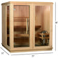 Almost Heaven Grayson 4 Person Indoor Sauna Respite Series Rustic Cedar,Fir Almost Heaven Sauna Respite_Grayson_measurements_1024x1024_2x_76dfb368-0368-4093-811d-f8d7c5028c9b.jpg