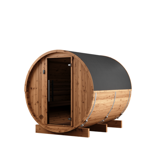 Thermory 6 Person Barrel Sauna No 50 DIY Kit with Window Thermally Modified Spruce Thermory Right_PVC_d107d510-7e3e-4fcc-bee7-b7303be7e2ec.png