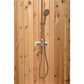 Almost Heaven Ellipse Outdoor Shower Rustic Cedar / No Floor / Nickel,Rustic Cedar / No Floor / Onyx,Rustic Cedar / Floor / Nickel,Rustic Cedar / Floor / Onyx Almost Heaven Sauna Rustic_Ellipse_Fixture_f5e11330-abca-483a-a935-2f98e884847c.jpg