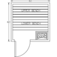 Finnish Sauna Builders 5' x 5' x 7' Pre-Built Indoor Sauna Kit Clear Cedar / Option 4 Finnish Sauna Builders ScreenShot2022-10-04at10.10.54AM.png
