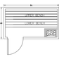 Finnish Sauna Builders 4' x 7' x 7' Pre-Built Indoor Sauna Kit Clear Cedar / Option 6 Finnish Sauna Builders ScreenShot2022-10-04at10.18.15AM.png