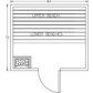 Finnish Sauna Builders 6' x 7' x 7' Pre-Built Indoor Sauna Kit Clear Cedar / Option 3 Finnish Sauna Builders ScreenShot2022-10-04at11.13.31AM.png