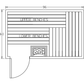 Finnish Sauna Builders 5' x 8' x 7' Pre-Built Indoor Sauna Kit Clear Cedar / Option 6 Finnish Sauna Builders ScreenShot2022-10-04at12.51.14PM.png