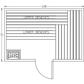 Finnish Sauna Builders 6' x 9' x 7' Pre-Built Indoor Sauna Kit Clear Cedar / Option 3 Finnish Sauna Builders ScreenShot2022-10-04at4.17.42PM.png