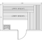 Finnish Sauna Builders 6' x 9' x 7' Pre-Built Indoor Sauna Kit Clear Cedar / Option 4 Finnish Sauna Builders ScreenShot2022-10-04at4.17.49PM.png