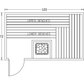 Finnish Sauna Builders 6' x 10' x 7' Pre-Built Indoor Sauna Kit Clear Cedar / Option 6 Finnish Sauna Builders ScreenShot2022-10-04at4.42.12PM.png