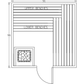 Finnish Sauna Builders 8' x 8' x 7' Pre-Built Indoor Sauna Kit Clear Cedar / Option 3 Finnish Sauna Builders ScreenShot2022-10-04at4.52.10PM.png