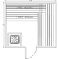 Finnish Sauna Builders 8' x 9' x 7' Pre-Built Indoor Sauna Kit Clear Cedar / Option 4 Finnish Sauna Builders ScreenShot2022-10-04at4.57.46PM.png